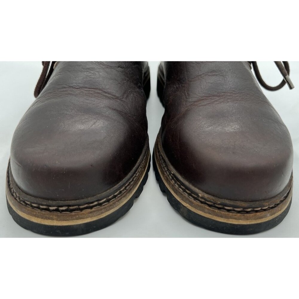 Dirndl + Bua Austria Bavarian Haferlschuhe Brown Leather Mens Shoes EU 45 US 12 - Picture 4 of 14